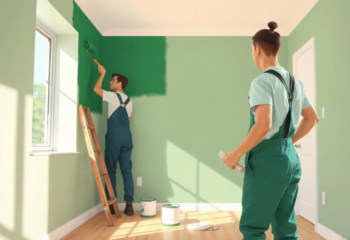 Peintre Strasbourg 67000 en intervention sur un chantier